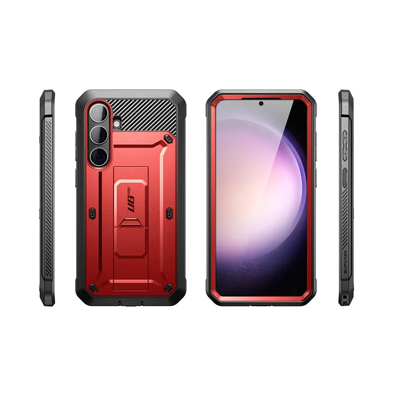 Selling Fast Galaxy S24 Plus Unicorn Beetle PRO Rugged Case-Metallic Red  Last Chance!