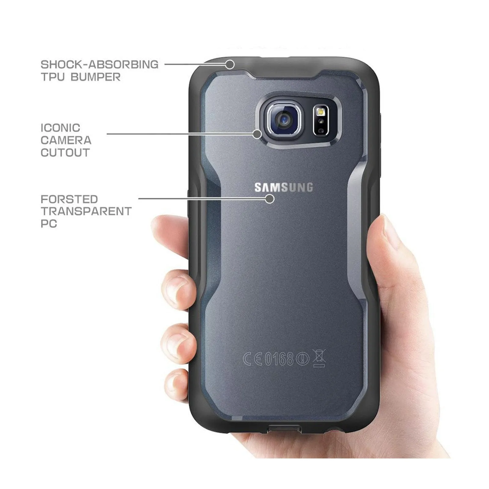 Selling Fast Galaxy S6 Unicorn Beetle Hybrid Protective Bumper Case-Frost  Today Only!