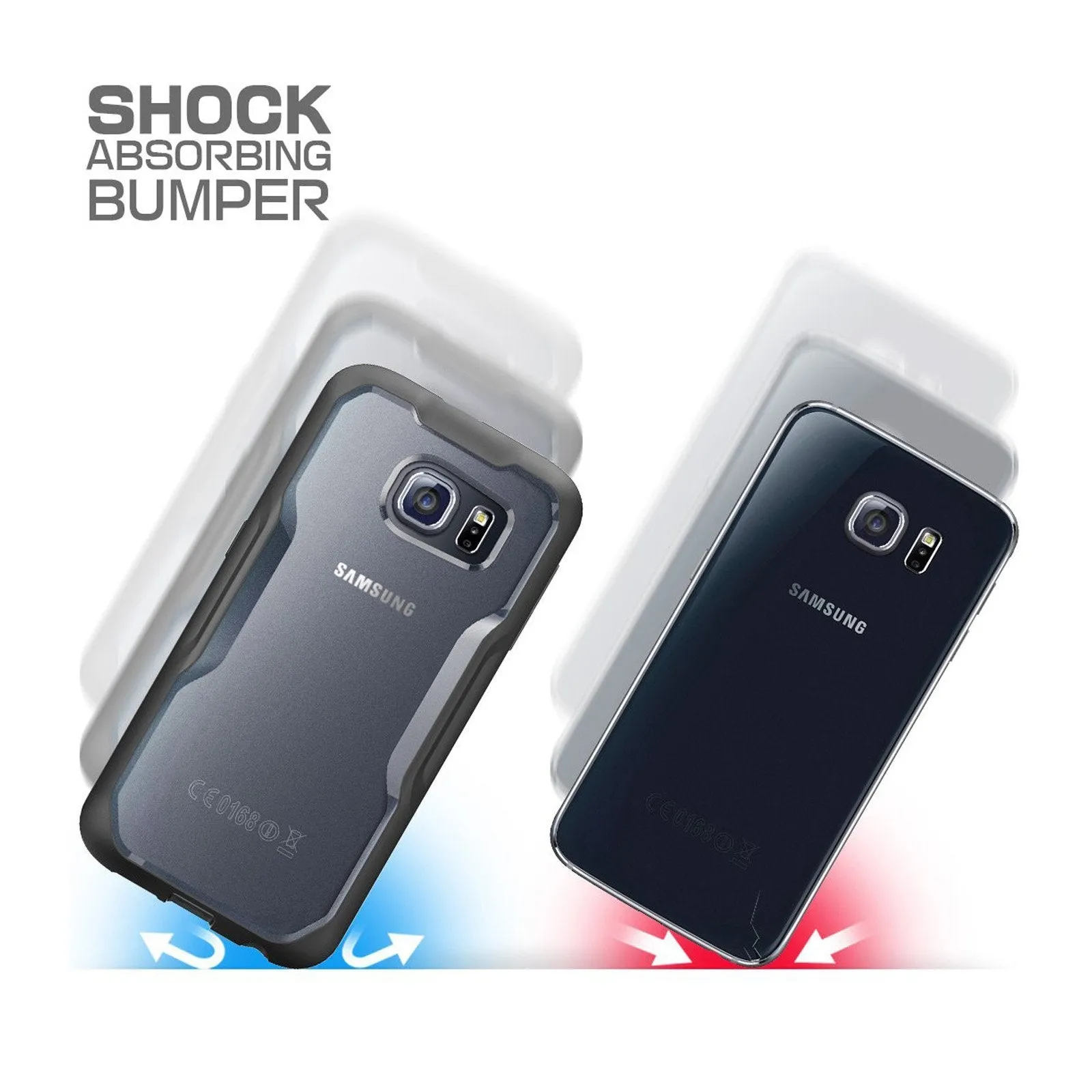 Selling Fast Galaxy S6 Unicorn Beetle Hybrid Protective Bumper Case-Frost  Today Only!