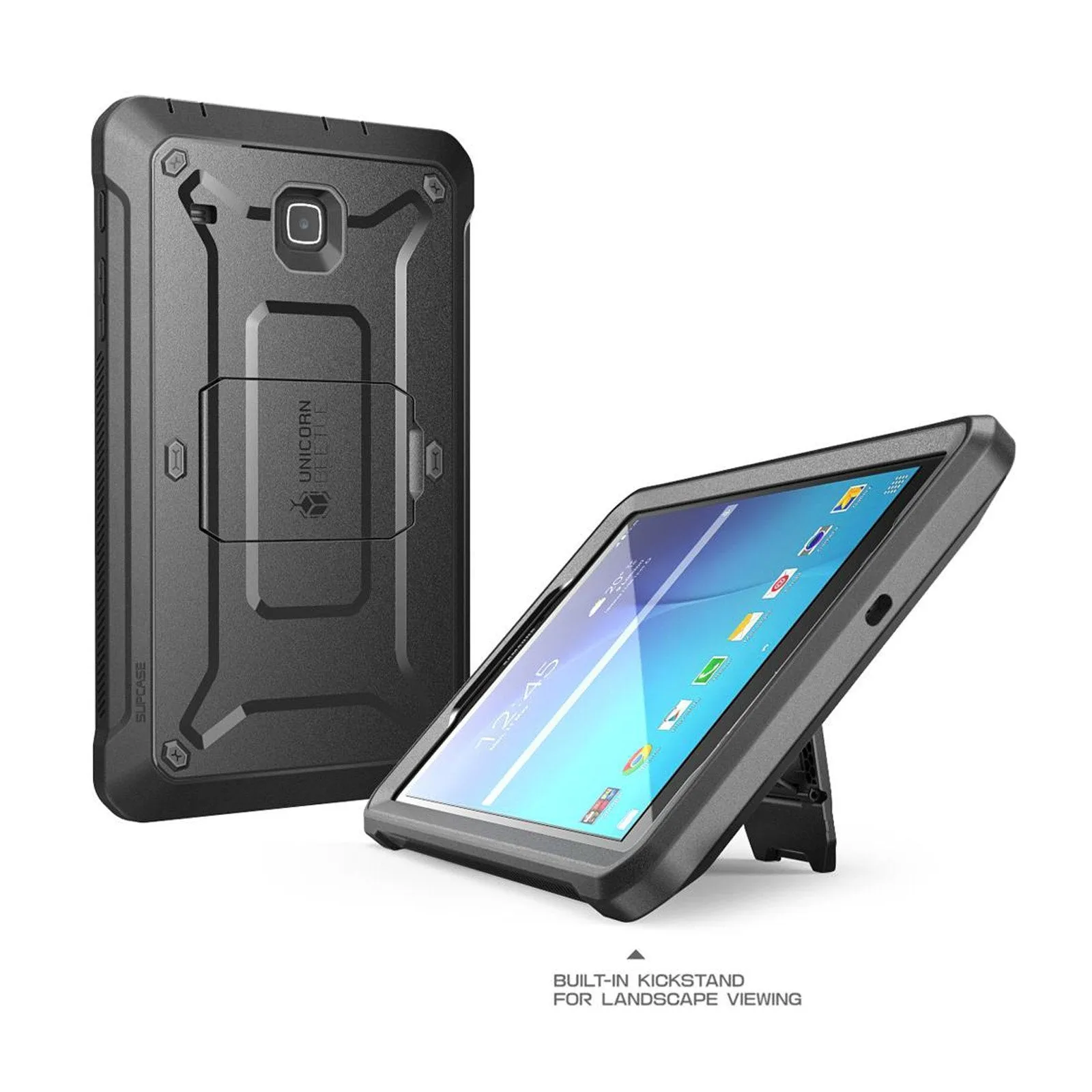 Selling Fast Galaxy Tab E 8.0 inch (2016) Unicorn Beetle Pro Rugged Case with Built-in Screen Protector-Black  Stylish & Comfortable
