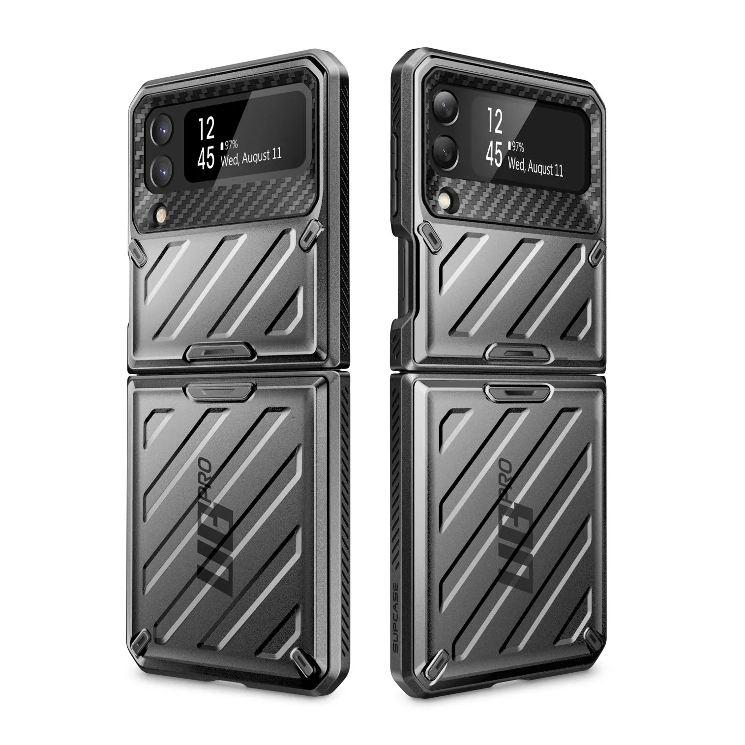 Selling Fast Galaxy Z Flip4 Unicorn Beetle PRO Rugged Case with Belt Clip-Black  Limited Availability!