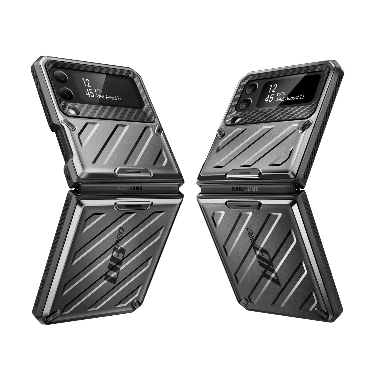 Selling Fast Galaxy Z Flip4 Unicorn Beetle PRO Rugged Case with Belt Clip-Black  Limited Availability!