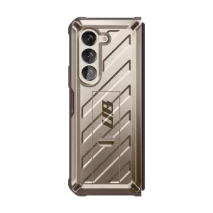 Selling Fast Galaxy Z Fold5 Unicorn Beetle Kickstand Case with Screen Protector-Cream  Dont Miss Out!