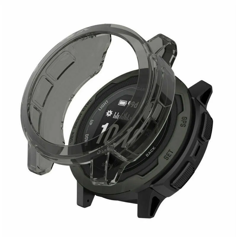 Selling Fast Garmin Instinct 2 TPU Cover (Transparent-Black)  Limited Availability!