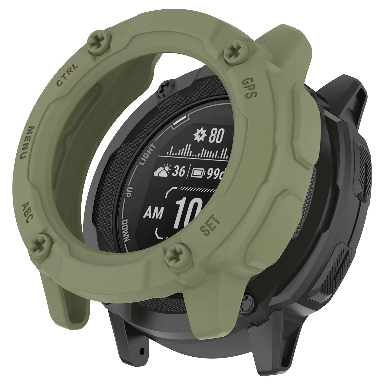 Selling Fast Garmin Instinct 2x Rugged TPU Cover (Olive)  Limited Availability!
