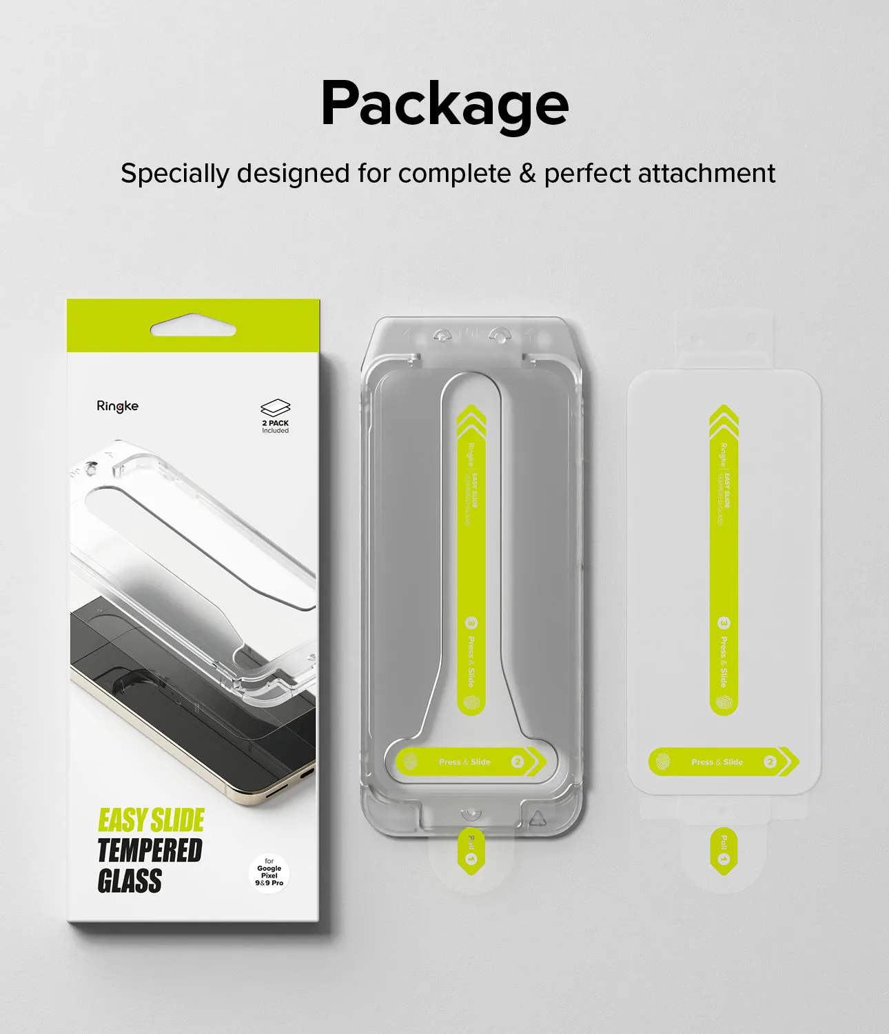 Selling Fast Google Pixel 9 Pro / 9 Screen Protector | Easy Slide Tempered Glass  Limited Availability!