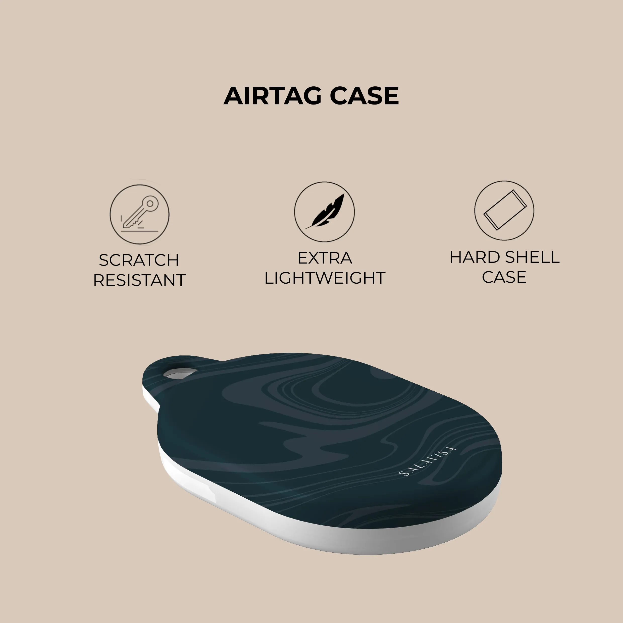 Selling Fast Green Swirl AirTag Holder  Limited Stock!