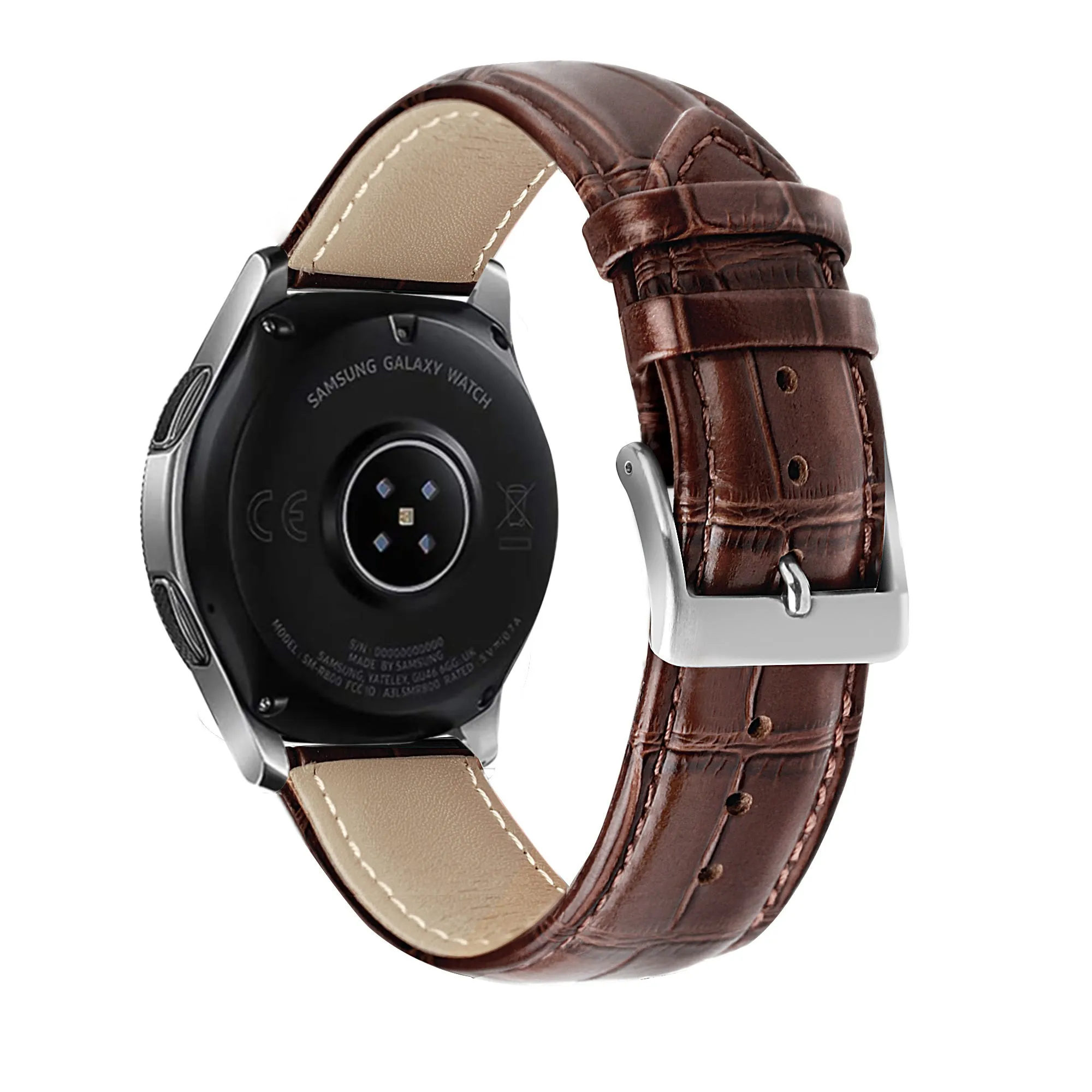 Selling Fast Huawei Watch 3 (Pro) Leather Strap Crocodile Grain (Brown)  Last Chance!