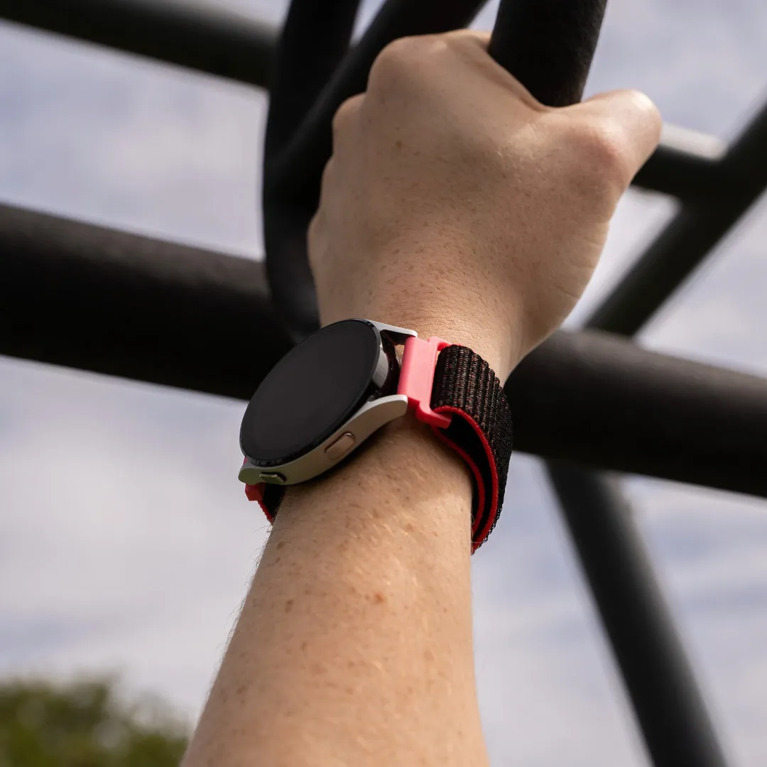 Selling Fast Huawei Watch 3 (Pro) Nylon Strap (Black/Coral)  Last Chance!