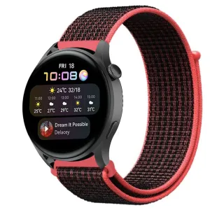 Selling Fast Huawei Watch 3 (Pro) Nylon Strap (Black/Coral)  Last Chance!
