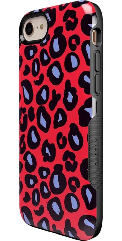 Selling Fast Into the Wild | Red & Blue Leopard Print Case  Last Chance!