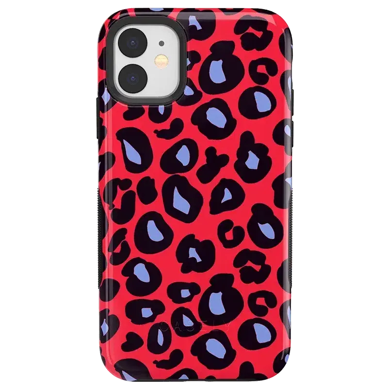 Selling Fast Into the Wild | Red & Blue Leopard Print Case  Last Chance!