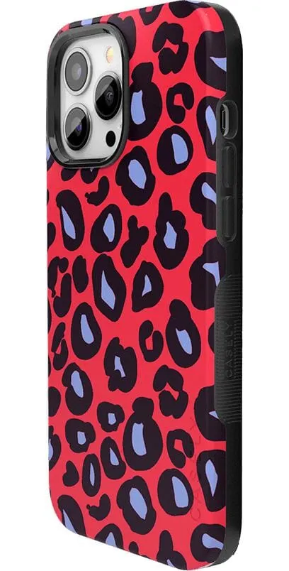 Selling Fast Into the Wild | Red & Blue Leopard Print Case  Last Chance!