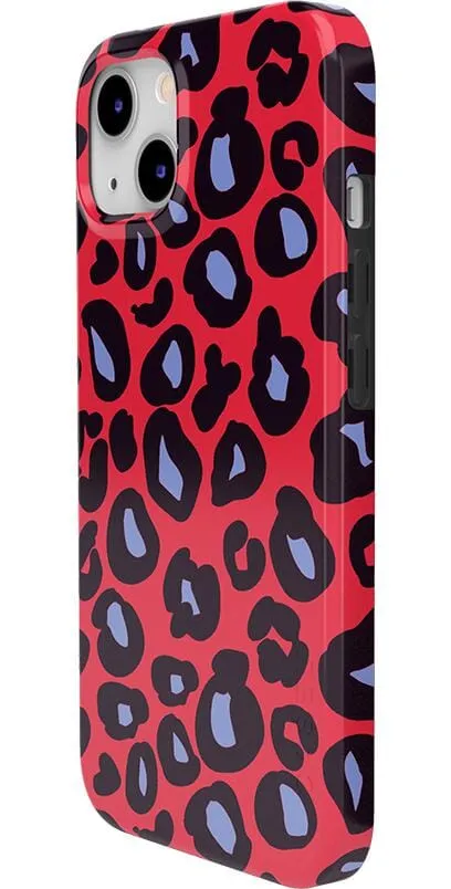 Selling Fast Into the Wild | Red & Blue Leopard Print Case  Last Chance!