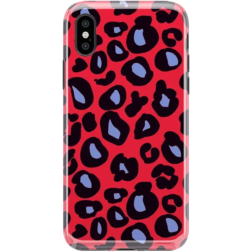Selling Fast Into the Wild | Red & Blue Leopard Print Case  Last Chance!