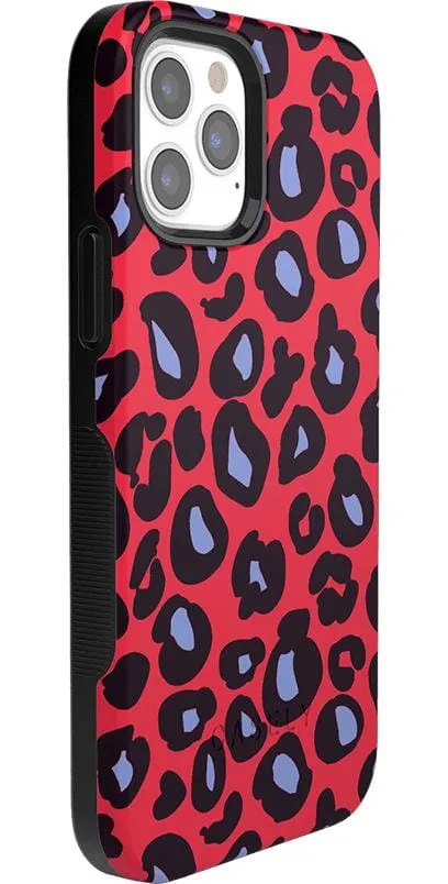 Selling Fast Into the Wild | Red & Blue Leopard Print Case  Last Chance!
