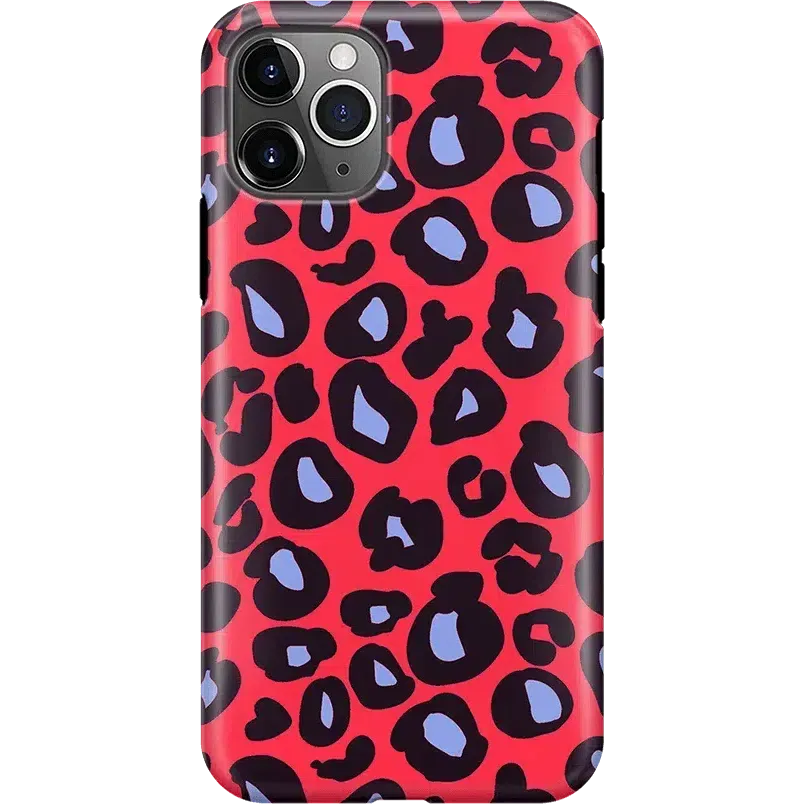 Selling Fast Into the Wild | Red & Blue Leopard Print Case  Last Chance!