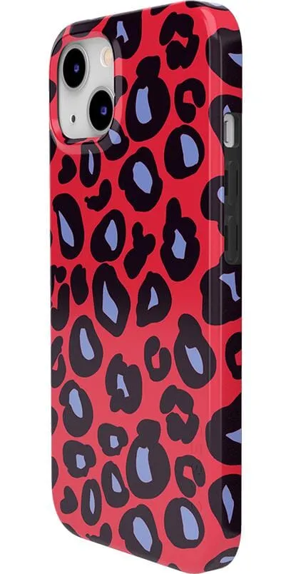 Selling Fast Into the Wild | Red & Blue Leopard Print Case  Last Chance!