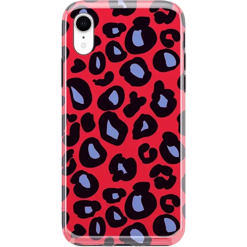 Selling Fast Into the Wild | Red & Blue Leopard Print Case  Last Chance!