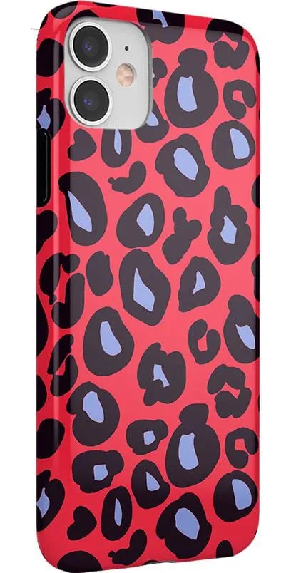 Selling Fast Into the Wild | Red & Blue Leopard Print Case  Last Chance!