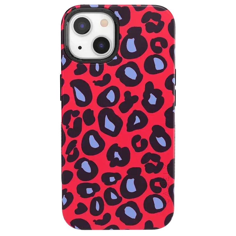 Selling Fast Into the Wild | Red & Blue Leopard Print Case  Last Chance!