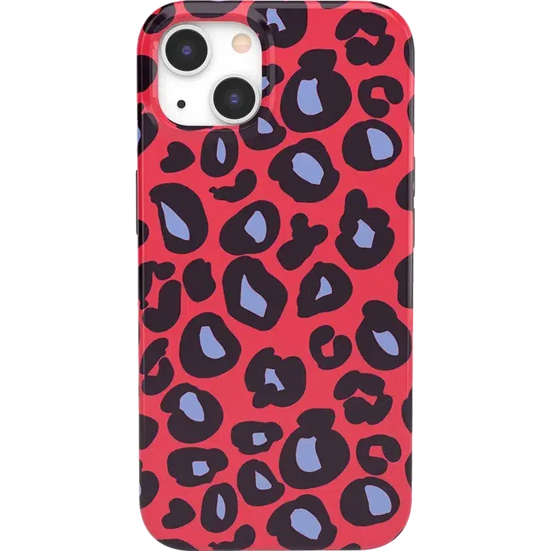 Selling Fast Into the Wild | Red & Blue Leopard Print Case  Last Chance!
