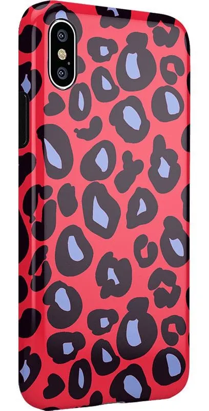 Selling Fast Into the Wild | Red & Blue Leopard Print Case  Last Chance!