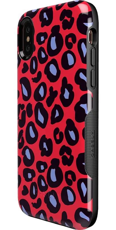 Selling Fast Into the Wild | Red & Blue Leopard Print Case  Last Chance!