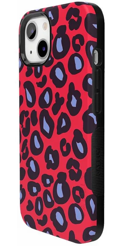 Selling Fast Into the Wild | Red & Blue Leopard Print Case  Last Chance!