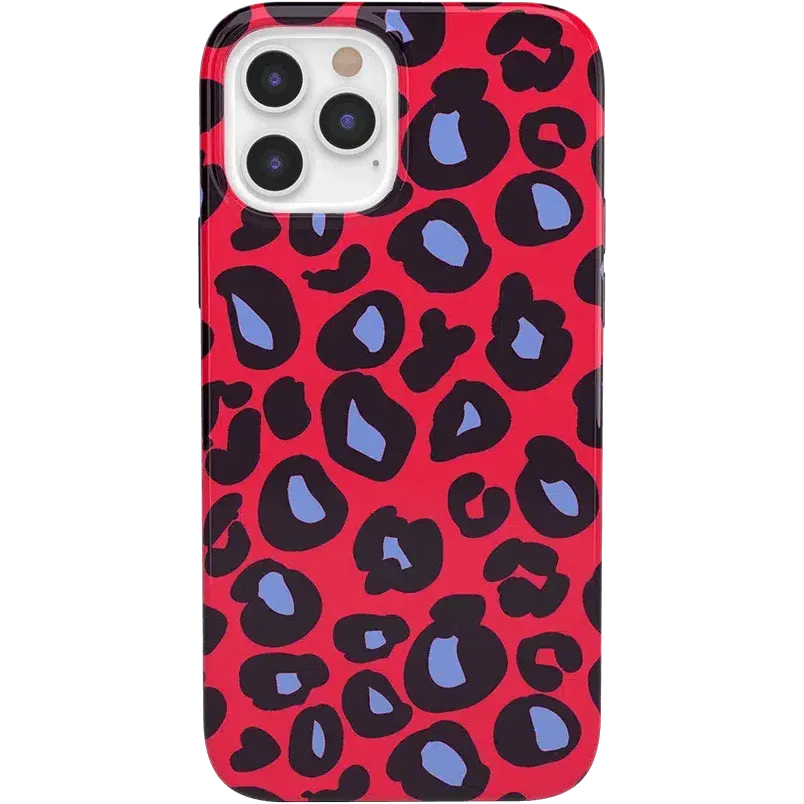 Selling Fast Into the Wild | Red & Blue Leopard Print Case  Last Chance!