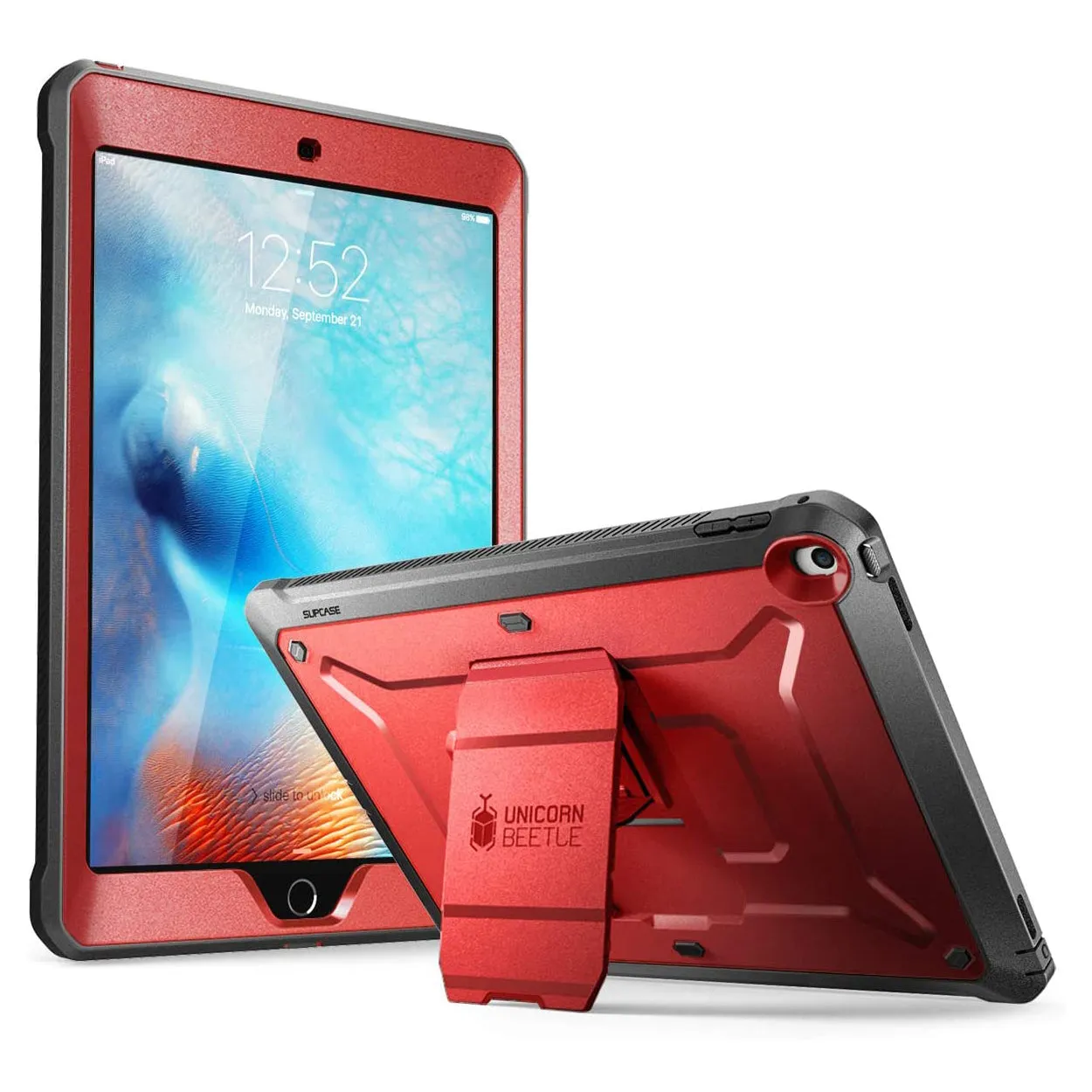 Selling Fast iPad 9.7 inch Unicorn Beetle Pro Full-Body Case-Metallic Red  Last Few Pieces!
