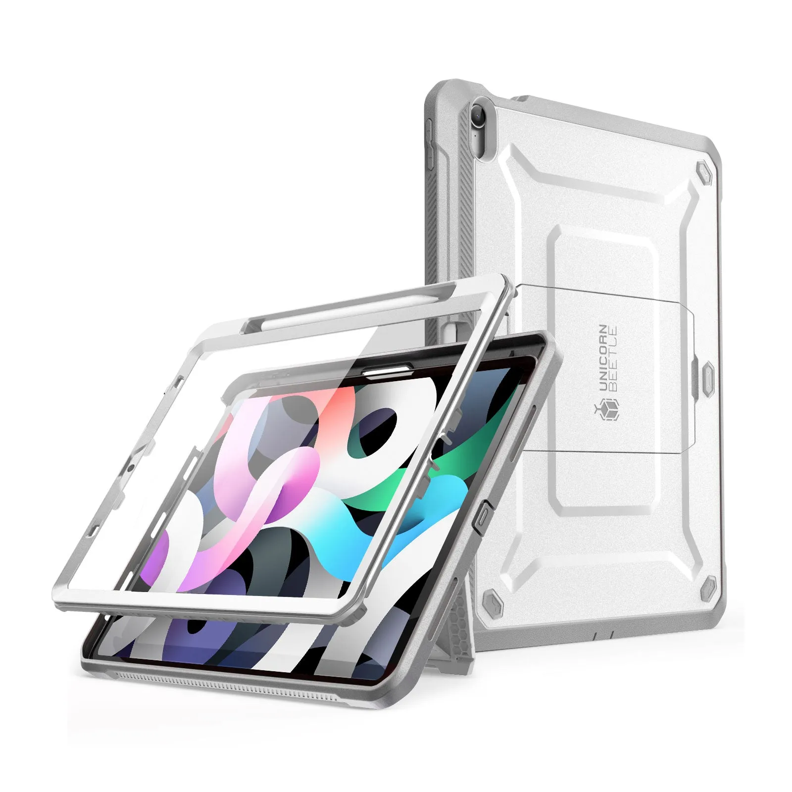 Selling Fast iPad Air 4 / 5 Unicorn Beetle PRO Rugged Kickstand Case-White  Limited Release!