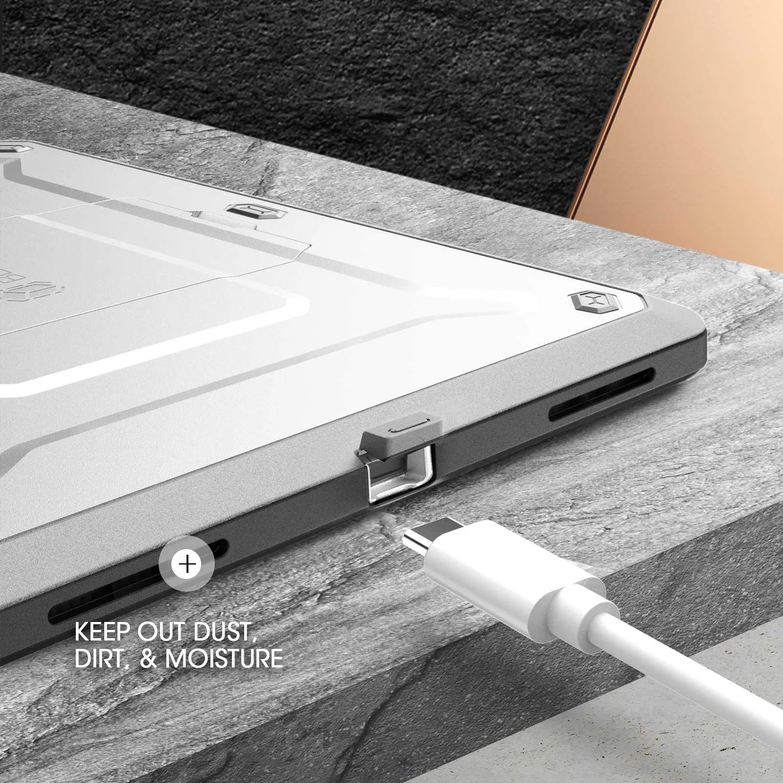 Selling Fast iPad Air 4 / 5 Unicorn Beetle PRO Rugged Kickstand Case-White  Limited Release!