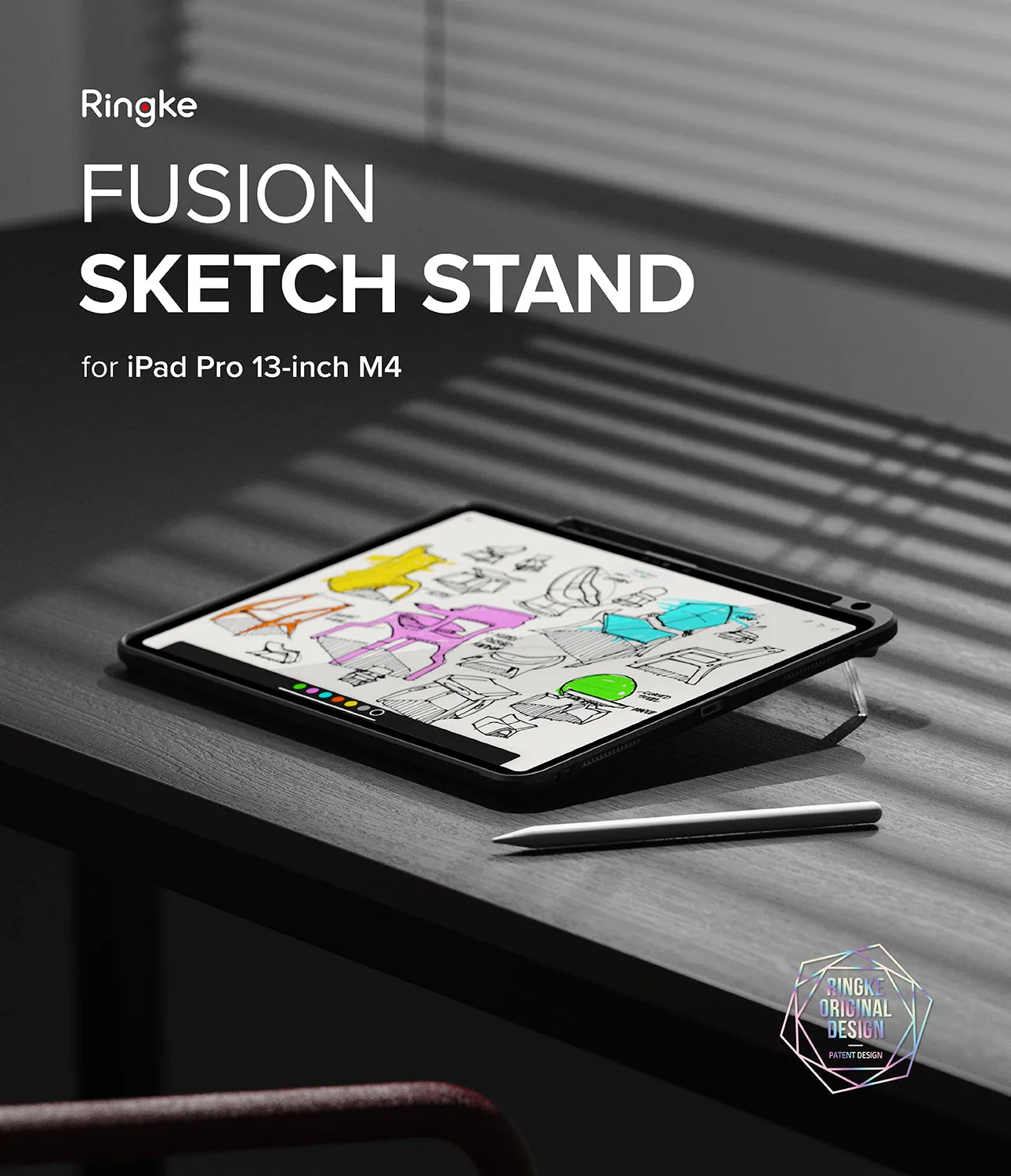 Selling Fast iPad Pro 13" (M4) Case | Fusion Sketch Stand  Almost Gone!