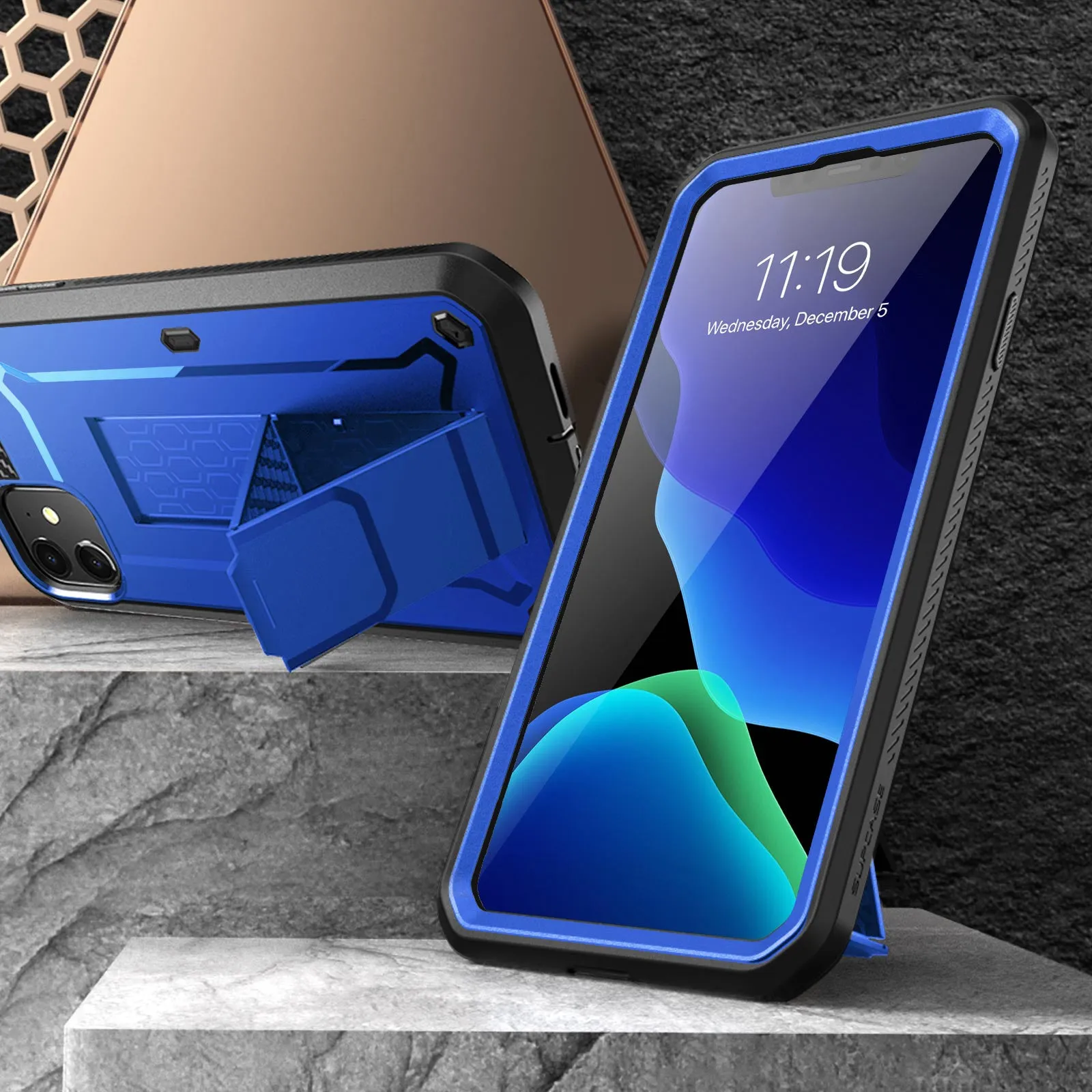 Selling Fast iPhone 11 6.1 inch Unicorn Beetle Pro Rugged Case-Dark Blue  Limited Release!