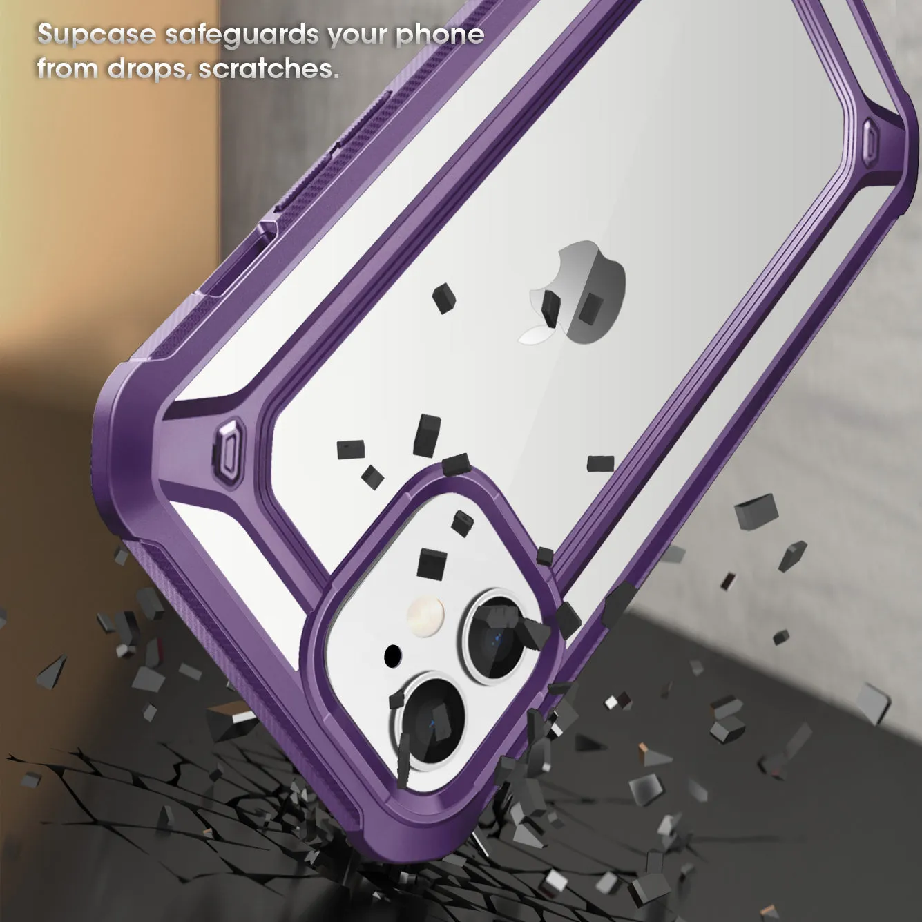 Selling Fast iPhone 12 mini 5.4 inch Unicorn Beetle Exo with Screen Protector Clear Case-Purple  Dont Miss Out!