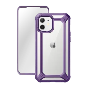 Selling Fast iPhone 12 mini 5.4 inch Unicorn Beetle Exo with Screen Protector Clear Case-Purple  Dont Miss Out!