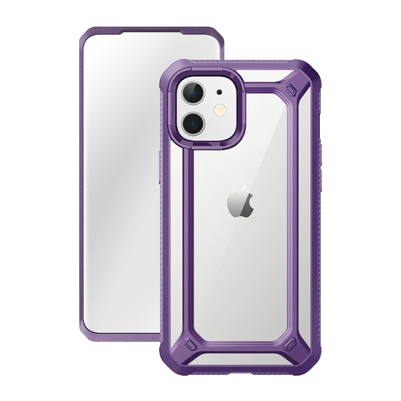 Selling Fast iPhone 12 mini 5.4 inch Unicorn Beetle Exo with Screen Protector Clear Case-Purple  Dont Miss Out!