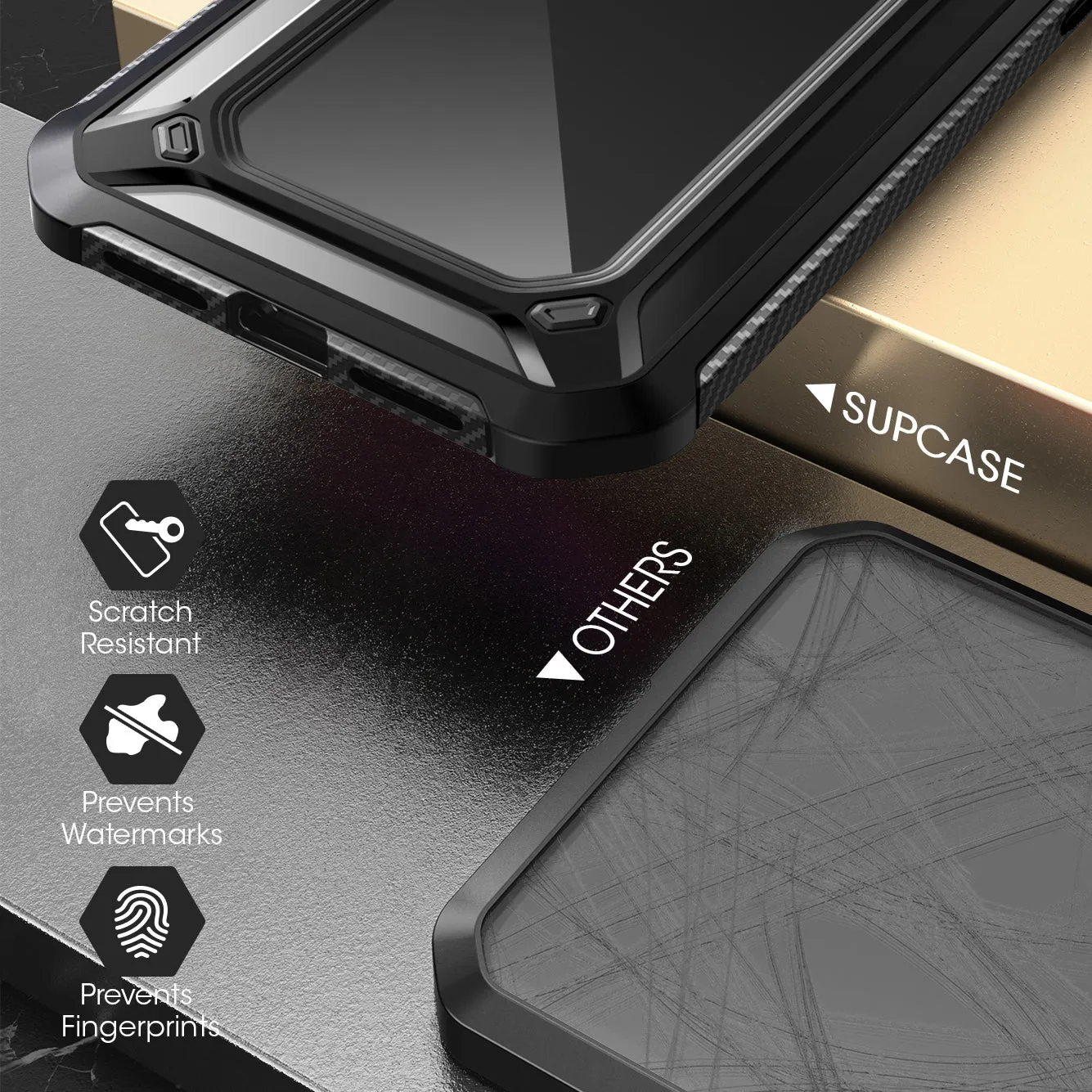Selling Fast iPhone 12 Pro Max 6.7 inch Unicorn Beetle Exo with Screen Protector Clear Case-Black  Last Few Pieces!