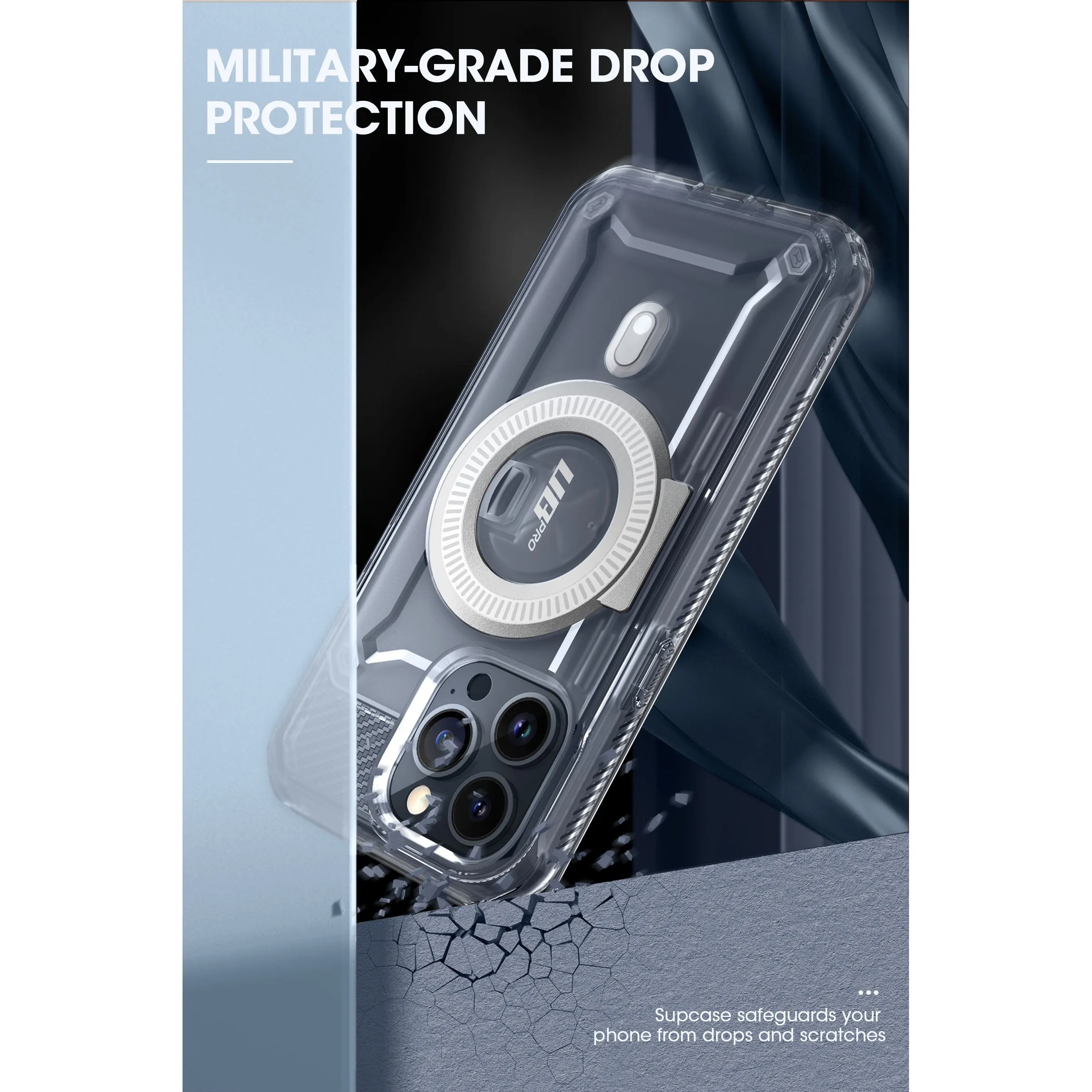 Selling Fast iPhone 15 Pro Max 6.7 inch Unicorn Beetle PRO MAG Rugged MagSafe Case-Clear  Ends Soon!