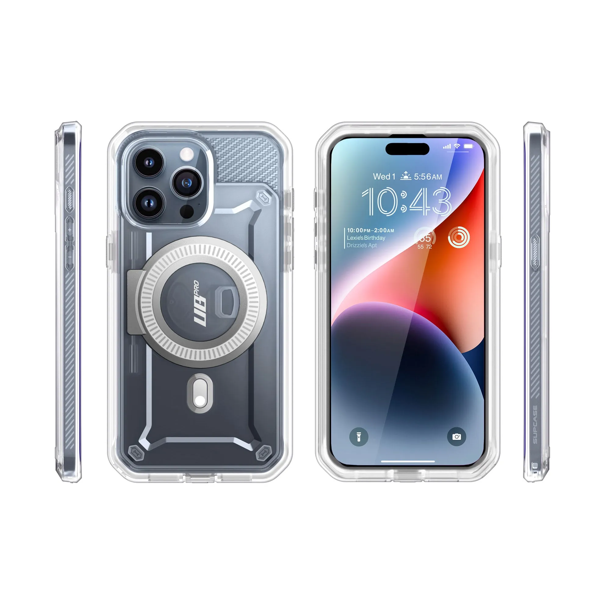Selling Fast iPhone 15 Pro Max 6.7 inch Unicorn Beetle PRO MAG Rugged MagSafe Case-Clear  Ends Soon!