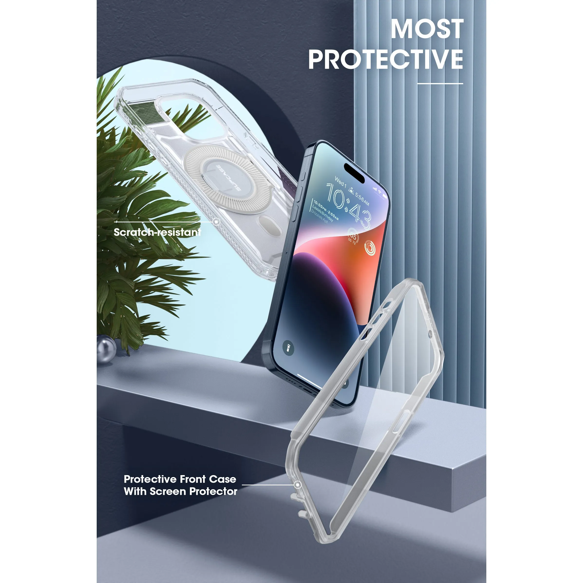 Selling Fast iPhone 15 Pro Max 6.7 inch Unicorn Beetle PRO MAG Rugged MagSafe Case-Clear  Ends Soon!