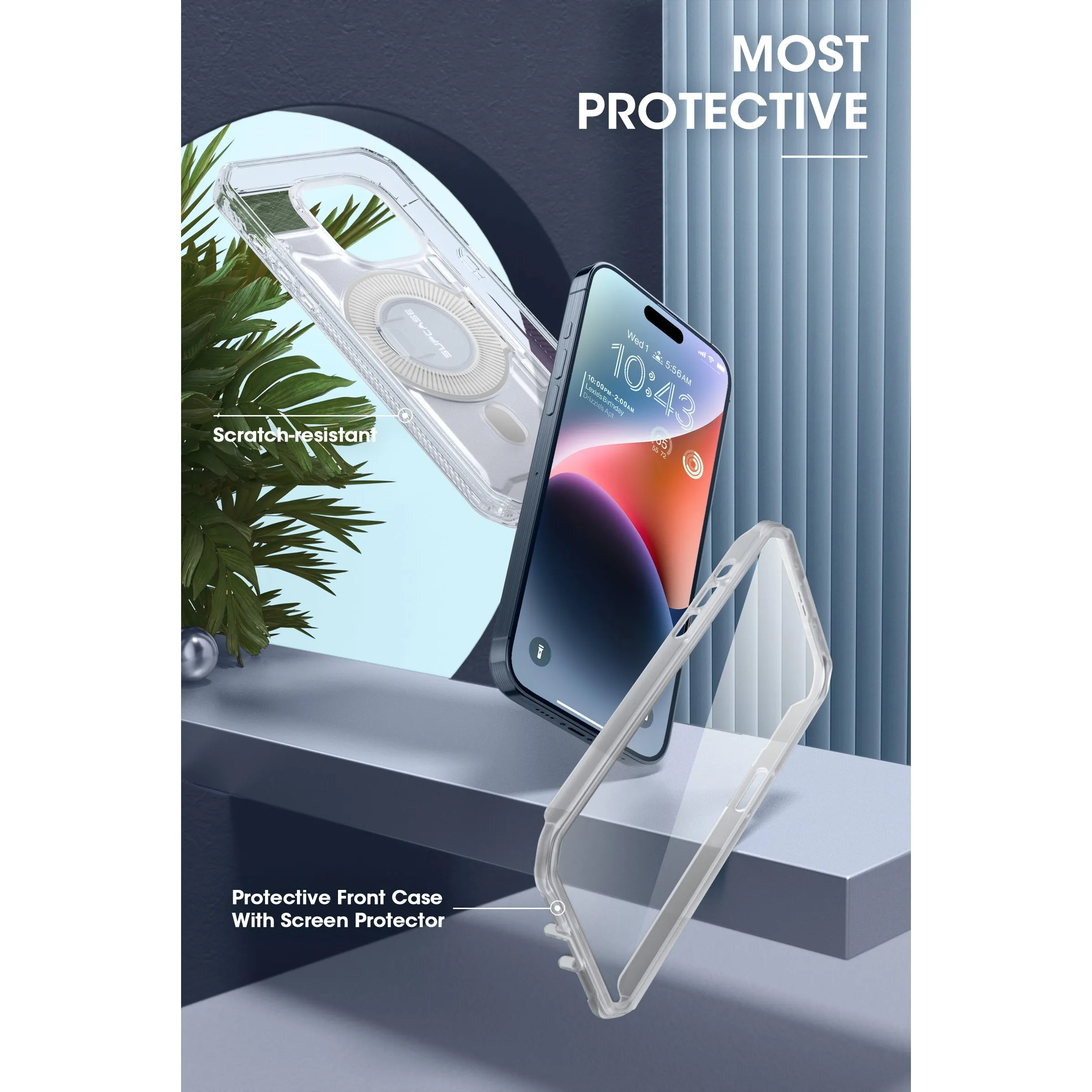 Selling Fast iPhone 15 Pro Max 6.7 inch Unicorn Beetle PRO MAG Rugged MagSafe Case-Clear  Ends Soon!
