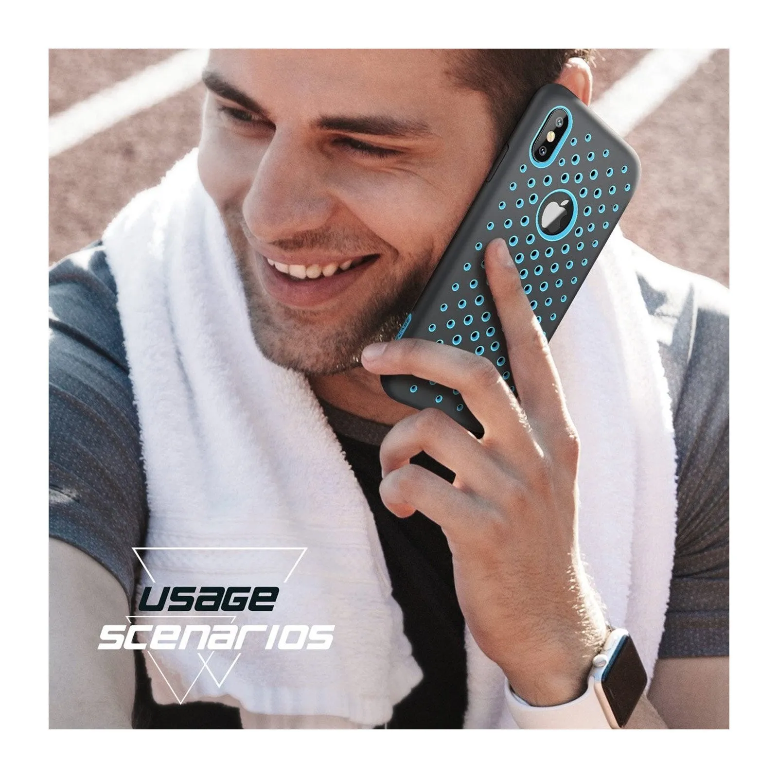 Selling Fast iPhone XS Max Unicorn Beetle Sport Athletic Case-Blue  Almost Sold Out!