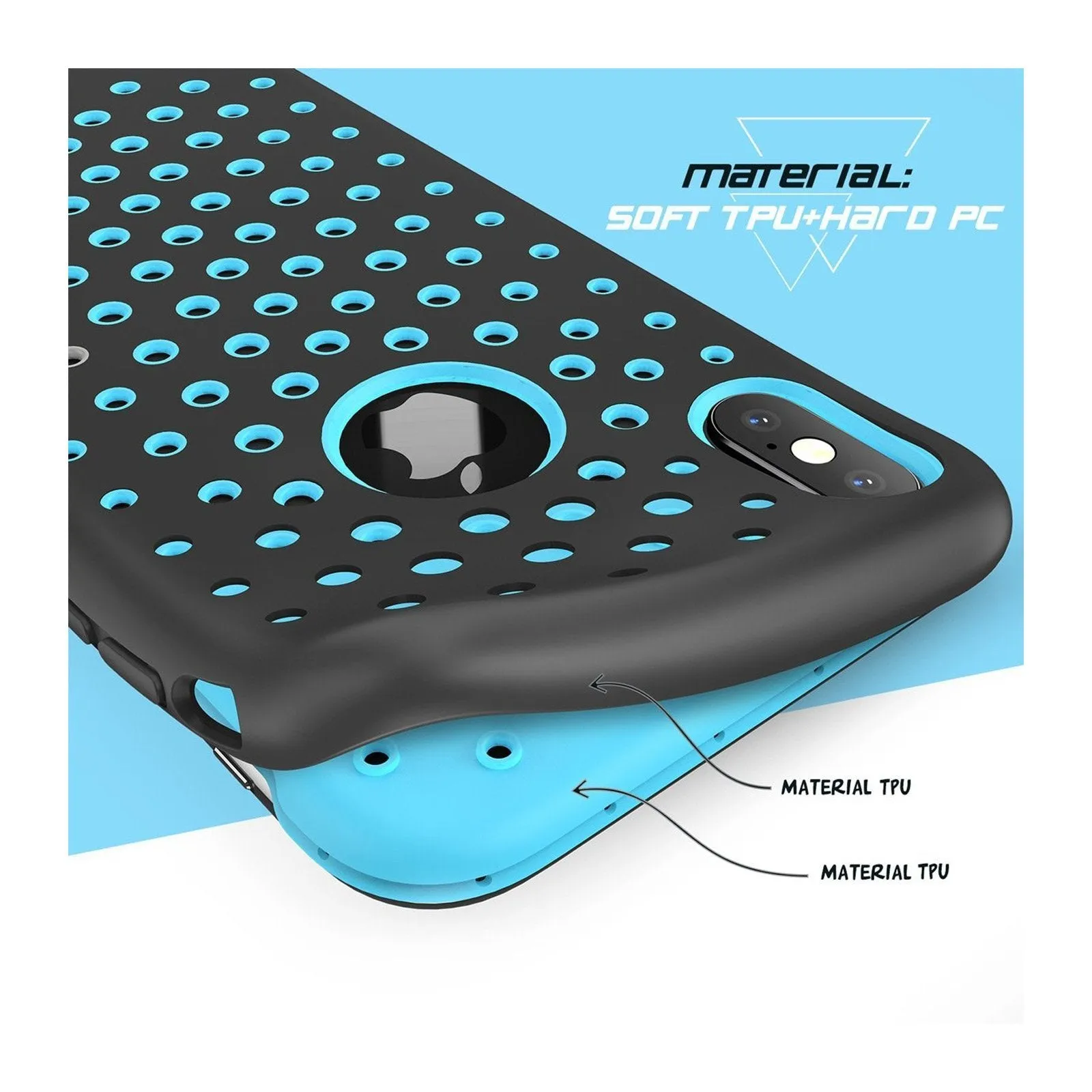 Selling Fast iPhone XS Max Unicorn Beetle Sport Athletic Case-Blue  Almost Sold Out!