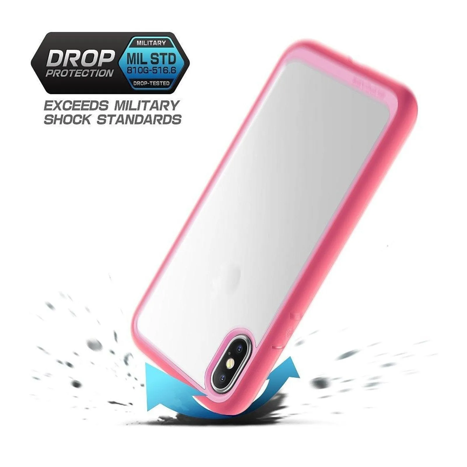 Selling Fast iPhone XS Max Unicorn Beetle Style Slim Clear Case-Pink  Today Only!