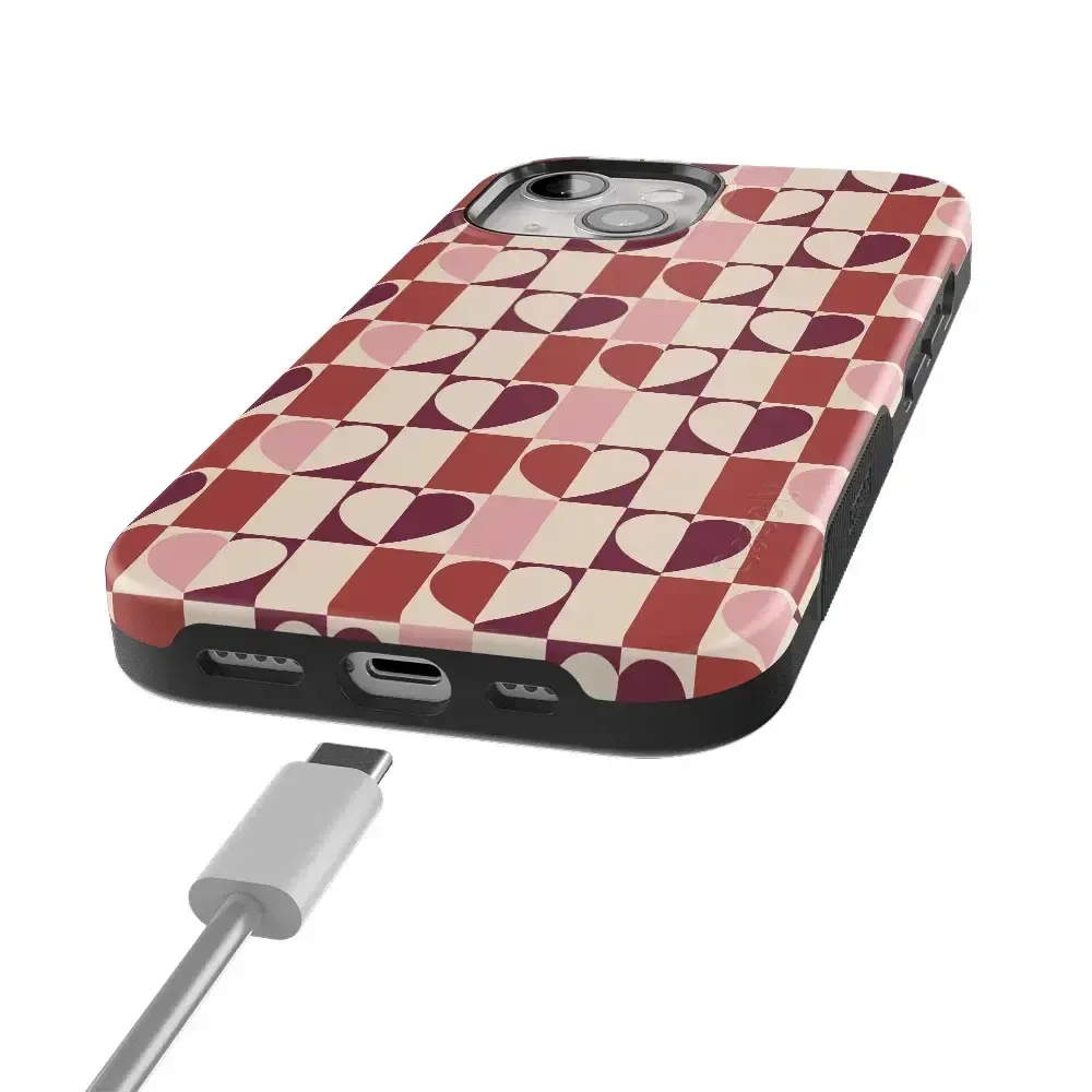 Selling Fast Love's a Game | Retro Hearts Case  Limited Stock!