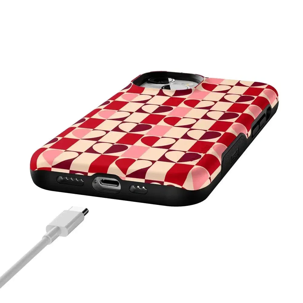 Selling Fast Love's a Game | Retro Hearts Case  Limited Stock!