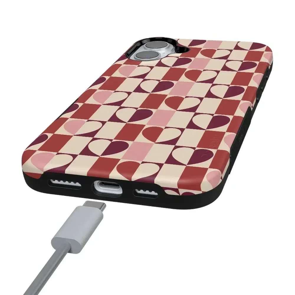 Selling Fast Love's a Game | Retro Hearts Case  Limited Stock!