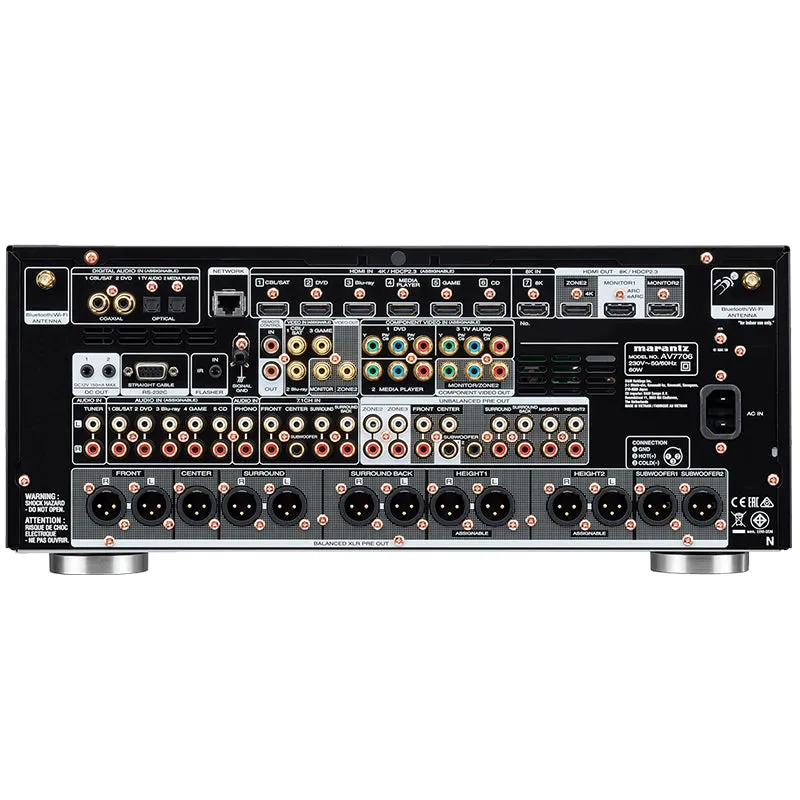 Selling Fast Marantz AV7706 11.2Ch 8K Ultra HD AV Surround Pre-Amplifier (Each)  Dont Miss Out!
